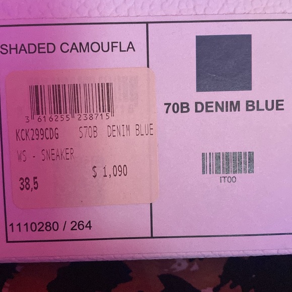 Christian Dior sneakers D-Wander style, wore once color denim blue size 38.5 - Picture 12 of 13